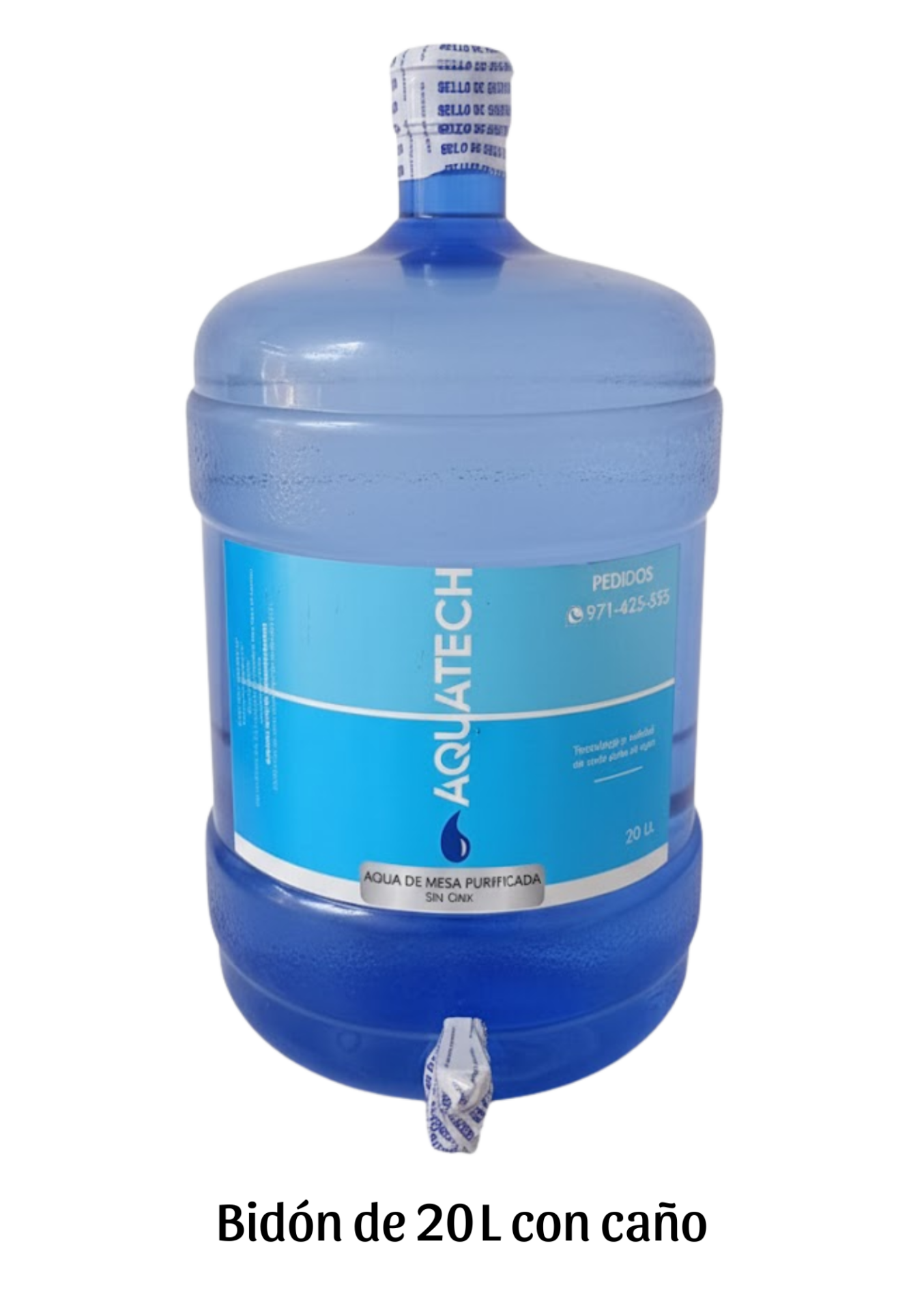 Bidón de 20 L con caño.